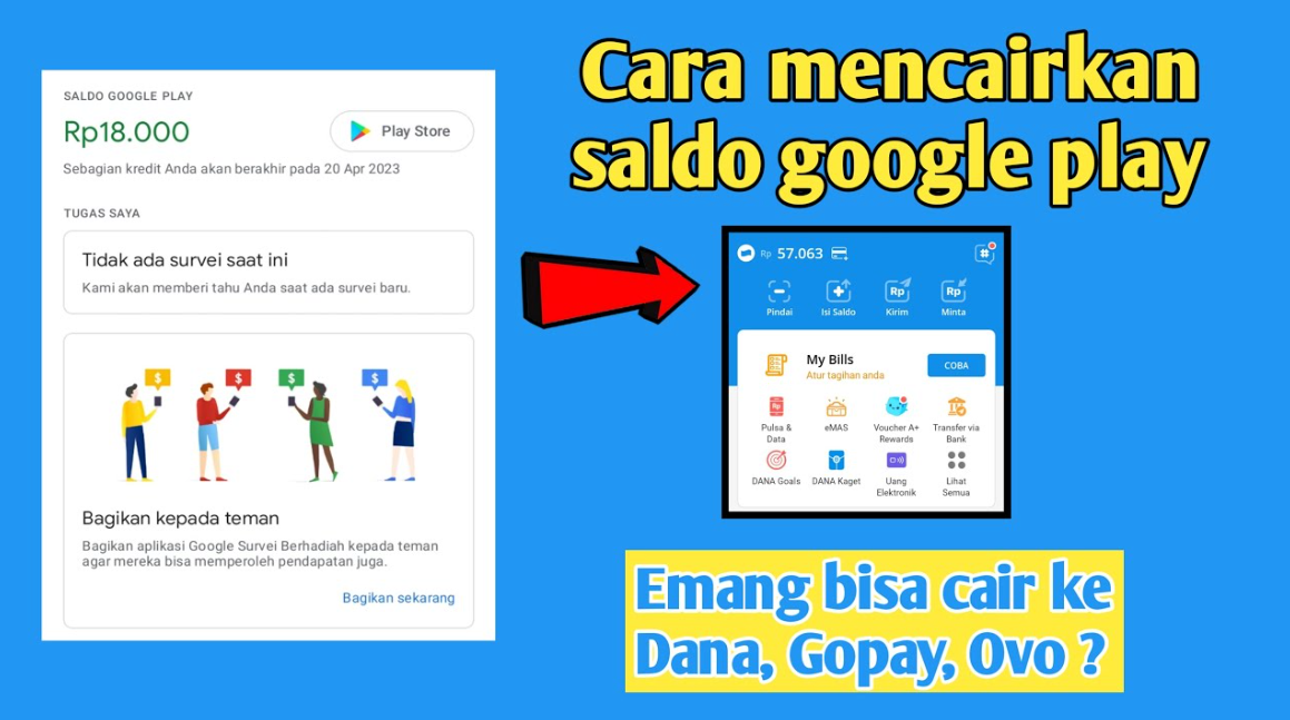 Ajaib Banget! Cara Mencairkan Saldo Google Play Gratis Langsung Masuk ke Dana