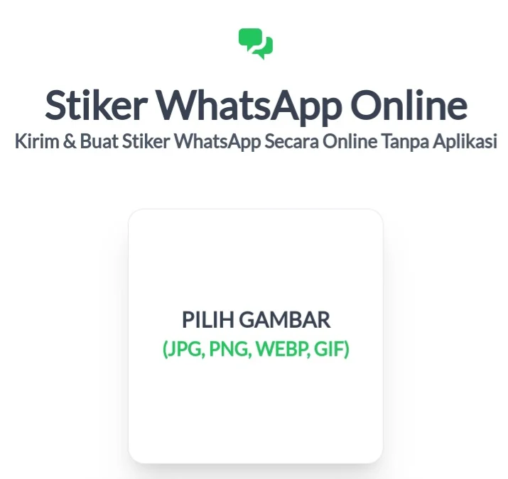 Membuat Stiker WA Online