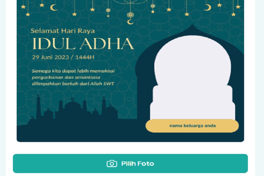 Cara bikin ucapan Idul Adha 2023 - via TWIBBONIZE,,