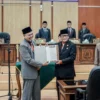 Mamat Rahmat Dilantik Sebagai PAW Anggota DPRD, Bupati Ciamis : Semoga Hadirnya Lebih Mewarnai Legislatif