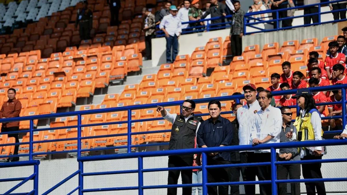 Didampingi Ridwan Kamil, Presiden Jokowi Apresiasi Stadion Si Jalak Harupat