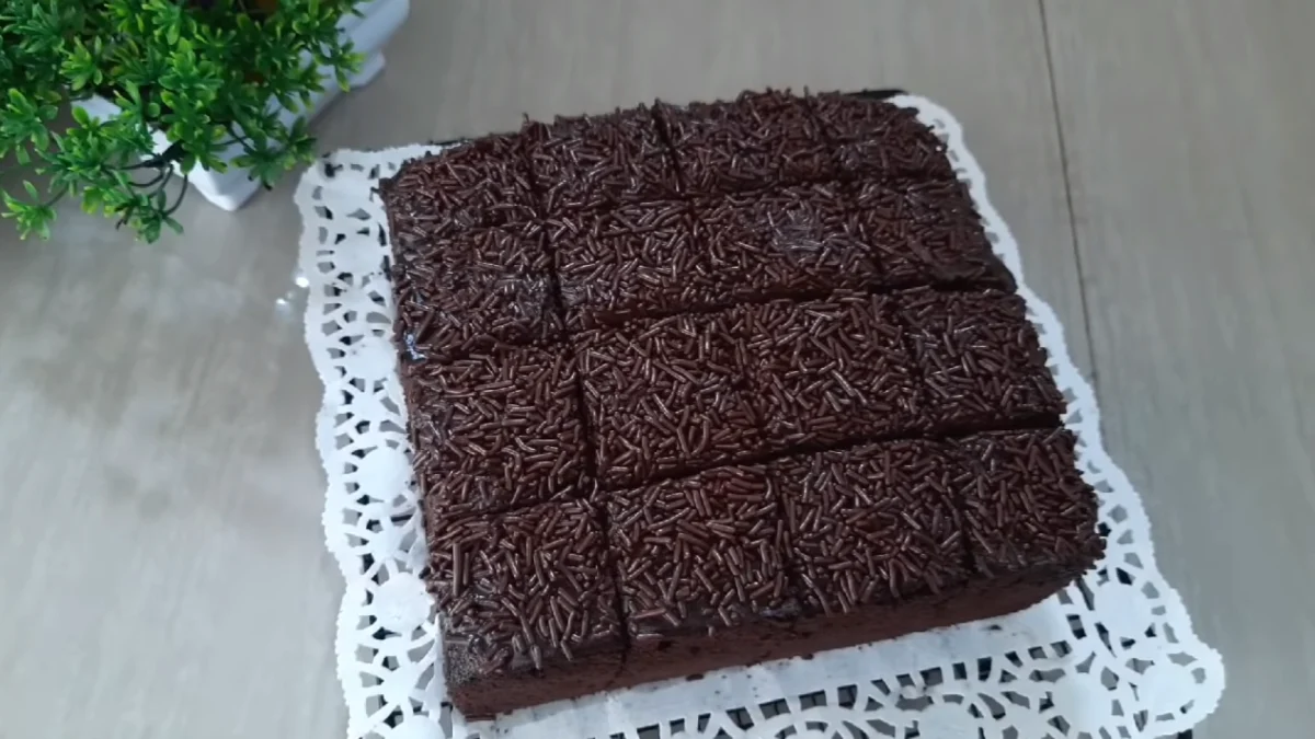 resep brownies panggang Choco Chips, Camilan Manis yang Simpel