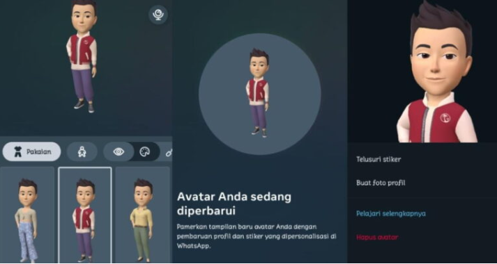 Cara Membuat Avatar di WhatsApp