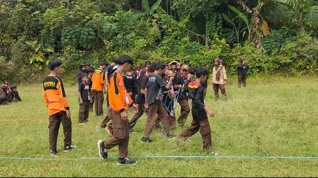 MTs Nurul Huda Pasanggarahan Gelar Perkemahan, Libatkan Lima SD dan MI