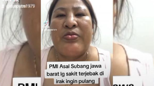 Viral! TKW Irak Curhat di Medsos Minta Tolong Untuk dipulangkan Ke Subang