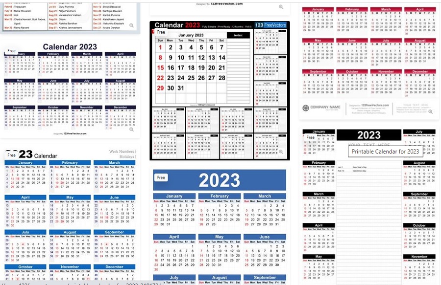 Kalender 2023