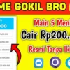 Cuan Lagi! Mainkan Game Penghasil Uang Dana Tercepat Langsung Dapat Rp 200 Ribu Tiap Harinya