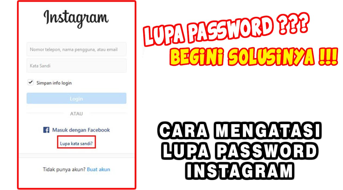 Cara Mengembalikan Akun IG yang Lupa Password Versi Terbaru, Pake Cara Ini Cuma 1 Menit