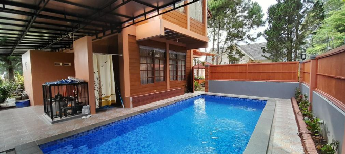 Villa di Lembang Murah Ada Kolam Renang.