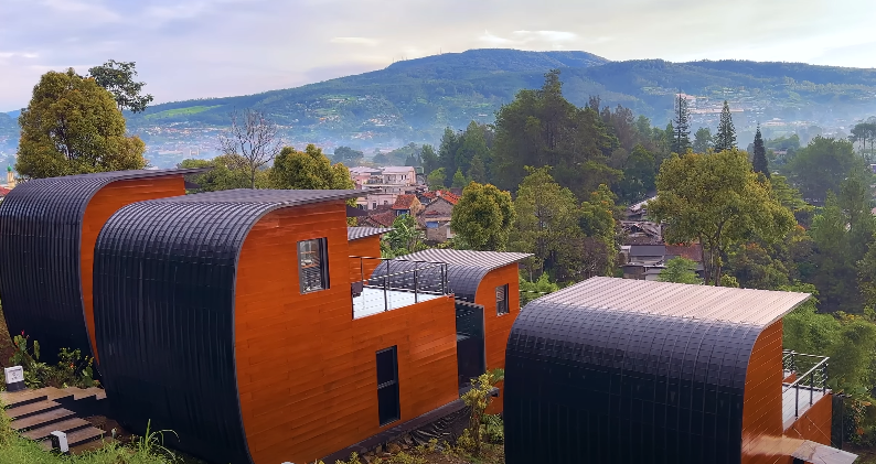 View Tangkuban Perahu ada Glamping Baru, Kondisi Terbaru Makin Keren 2023