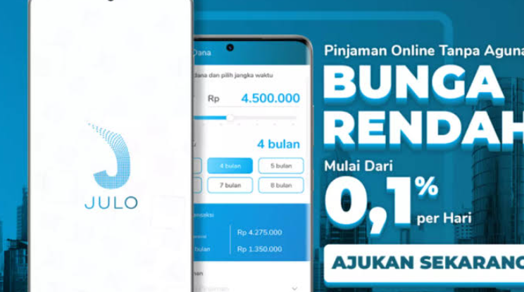 Pinjam Uang di Julo, Semudah Ituh Langsung Dapat Limit & Dana Bisa Langsung Cair Rp 4,5 Juta