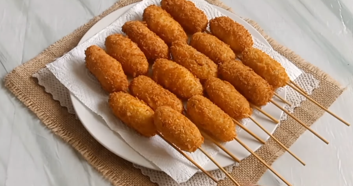 Resep Corndog Sosis Takaran Sendok, Gurih Anti Gagal