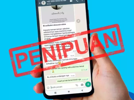 Viral! Modus Penipuan Undangan Penilkahan APK Yang Bisa Menguras Rekening Bank