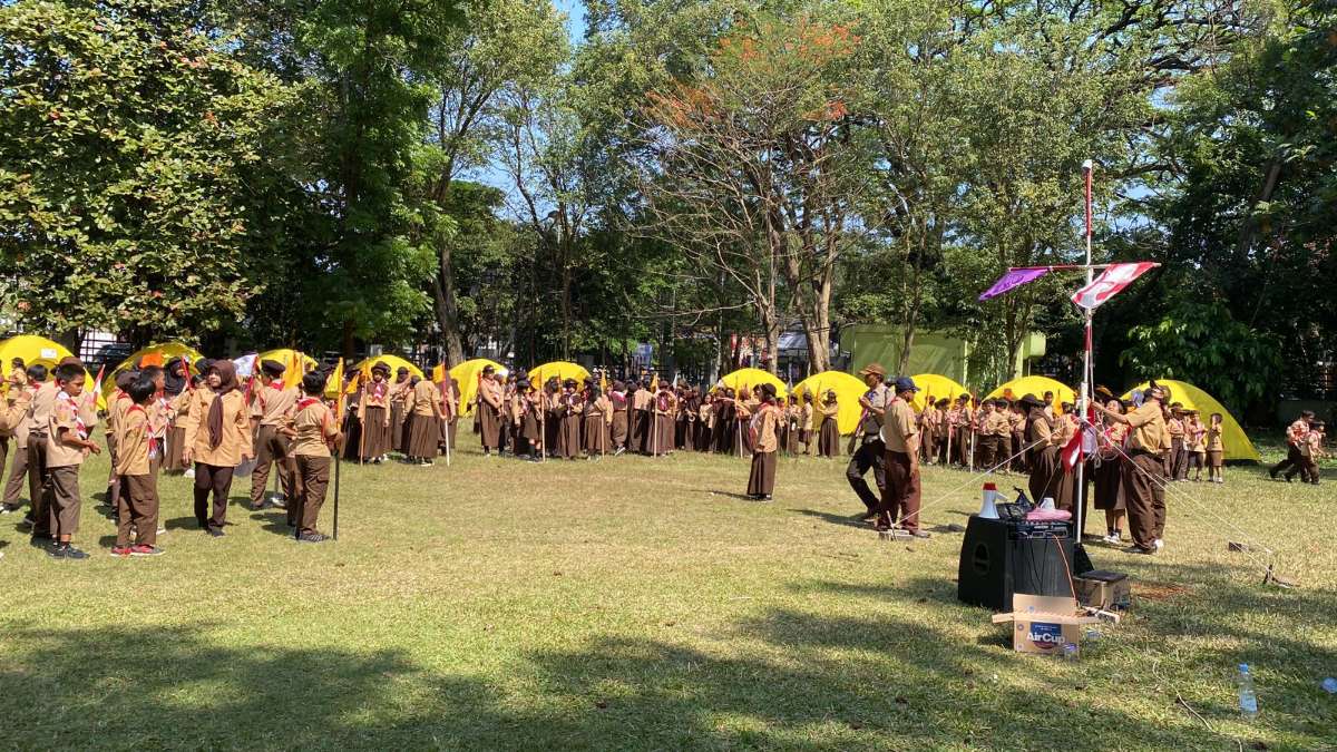 Sambut Hari Pramuka, SDN 066 Halimun Gelar Perjusa