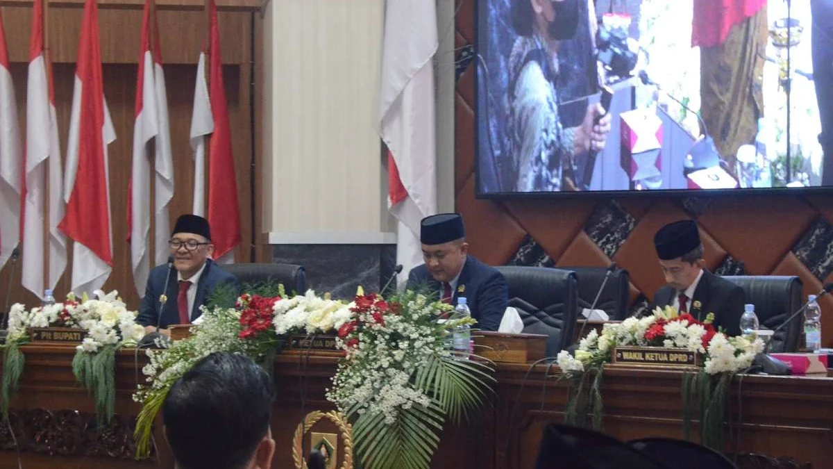 Plt Bupati Bogor bersama Forkopimda Simak Pidato Kenegaraan Presiden RI