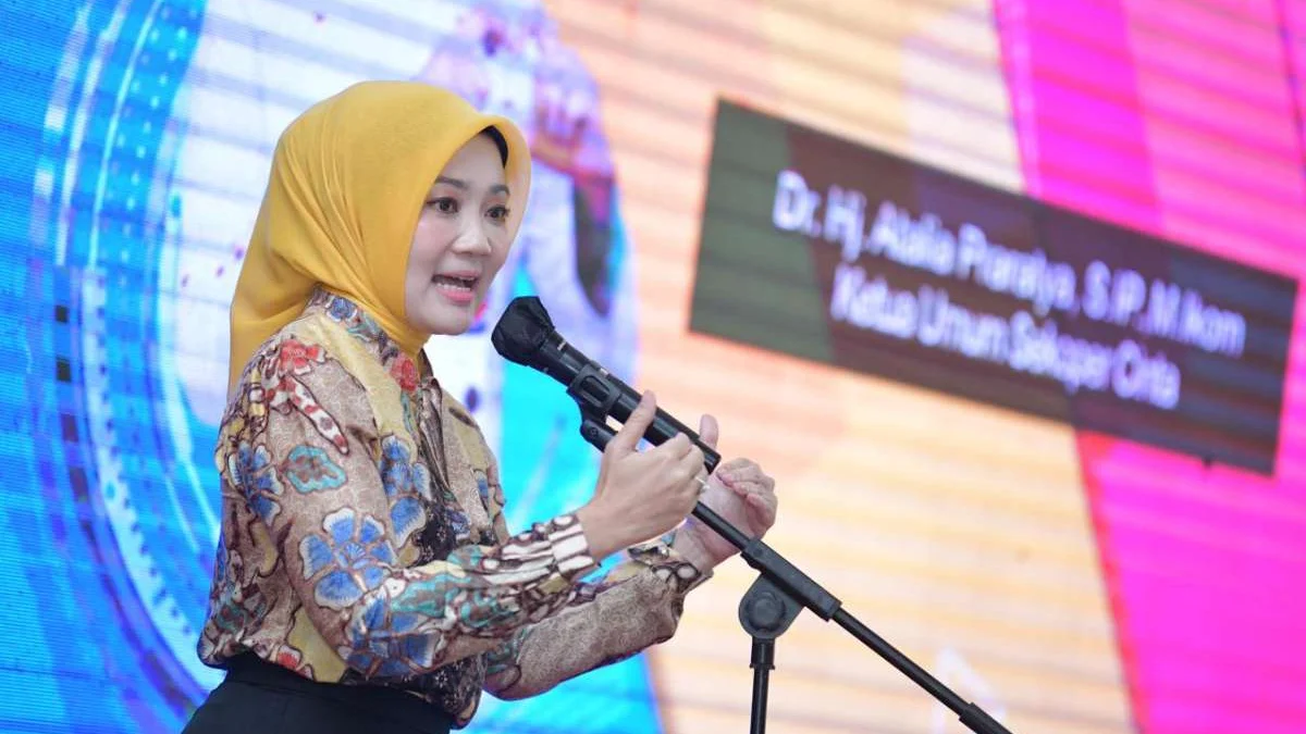 PEMBERDAYAAN PEREMPUAN Atalia Praratya Buka Pelatihan Vokasional Sekoper Cinta Tahun 2023