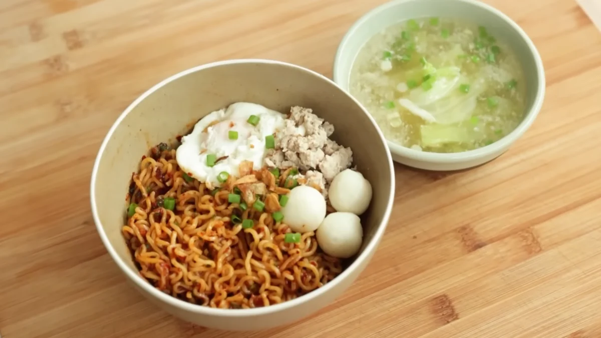 Resep Mie Chili Oil Singapura, Simple Enak Banget