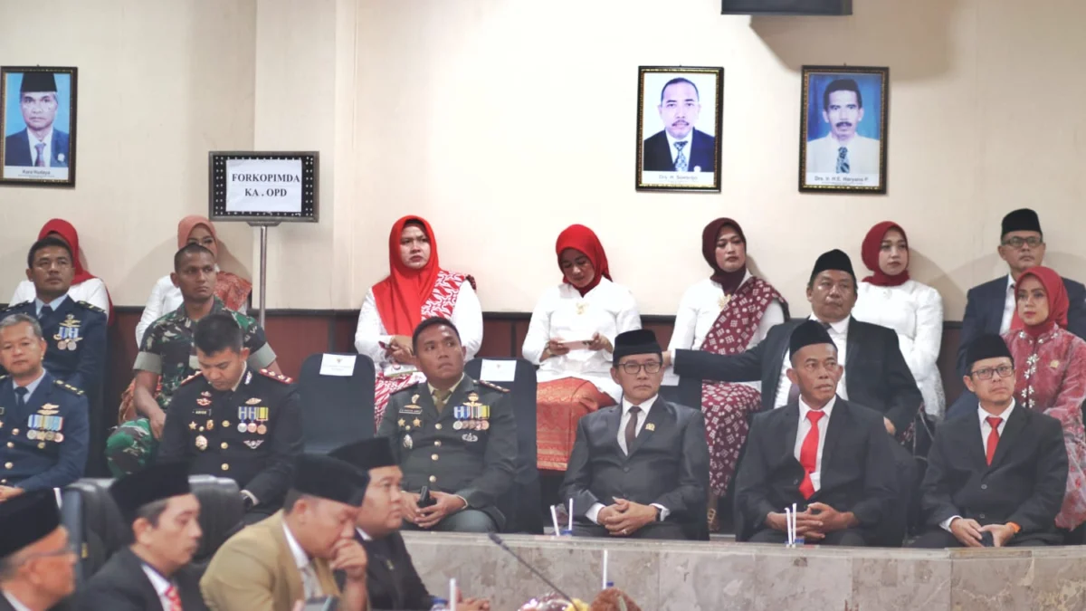 Sambut HUT RI ke-78, DPRD Subang Gelar Rapat Paripurna Agenda Mendengarkan Pidato Kenegaraan Presiden RI