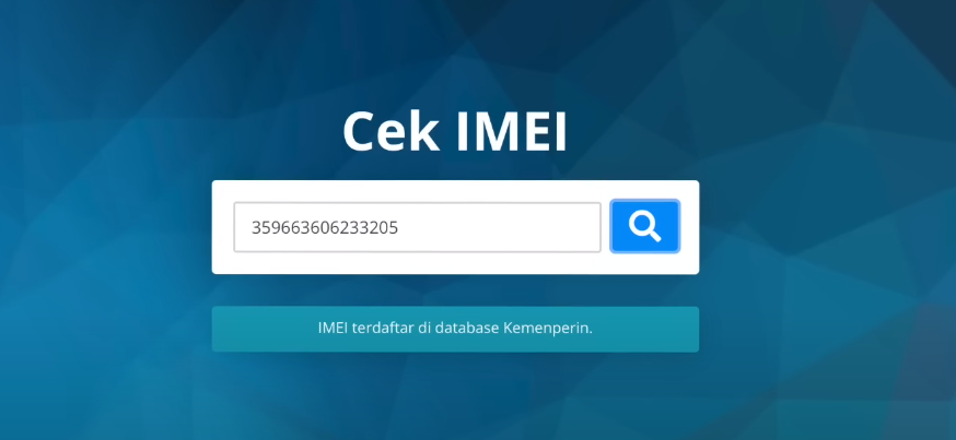 Tutorial Mengetahui Info Imei Lewat Situs Resmi Kemenperin