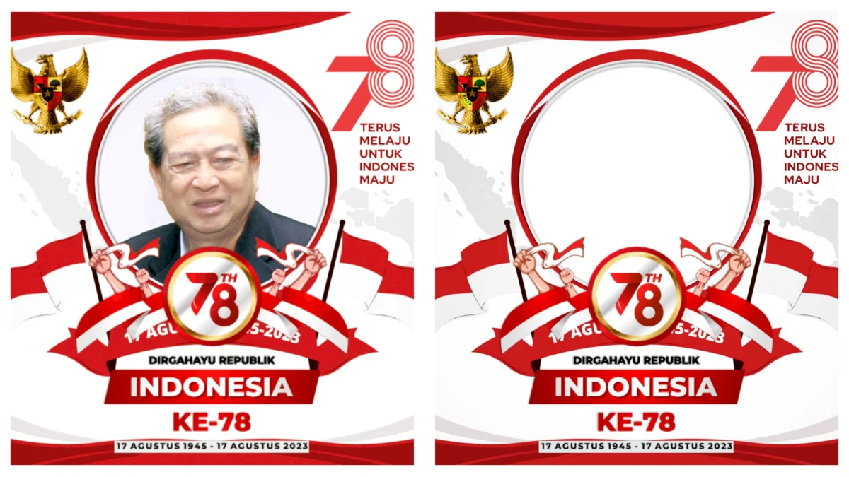 25 Twibon Spesial HUT RI Ke 78 Dengan Desain Yang Keren, Cocok Untuk Fotomu