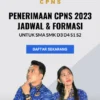 Update Baru Rincian Formasi CPNS 2023 Kemenkumham Untuk SMA, D3, S1, Inilah Formasinya!