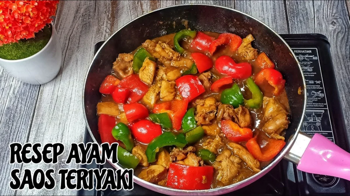 Resep Ayam Teriyaki Saori Pedas Manis, Enak dan gurih