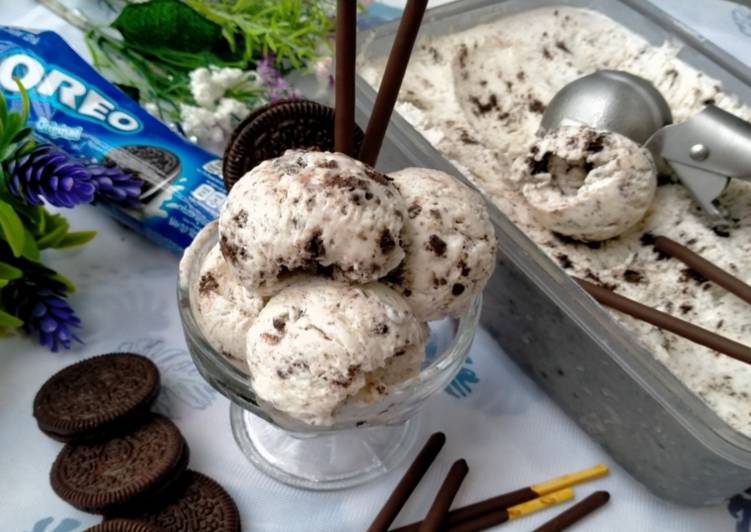 Resep Es Krim Oreo Simple dan Lembut, Cocok Buat Jualan