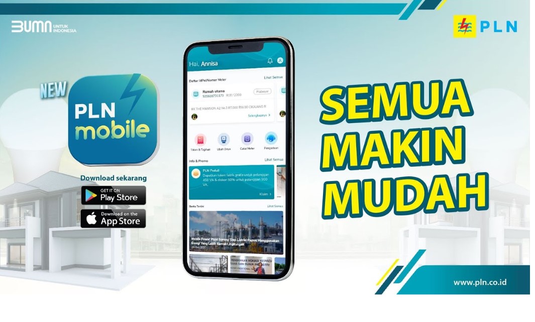 Cara Bayar Tagihan Listrik lewat PLN Mobile