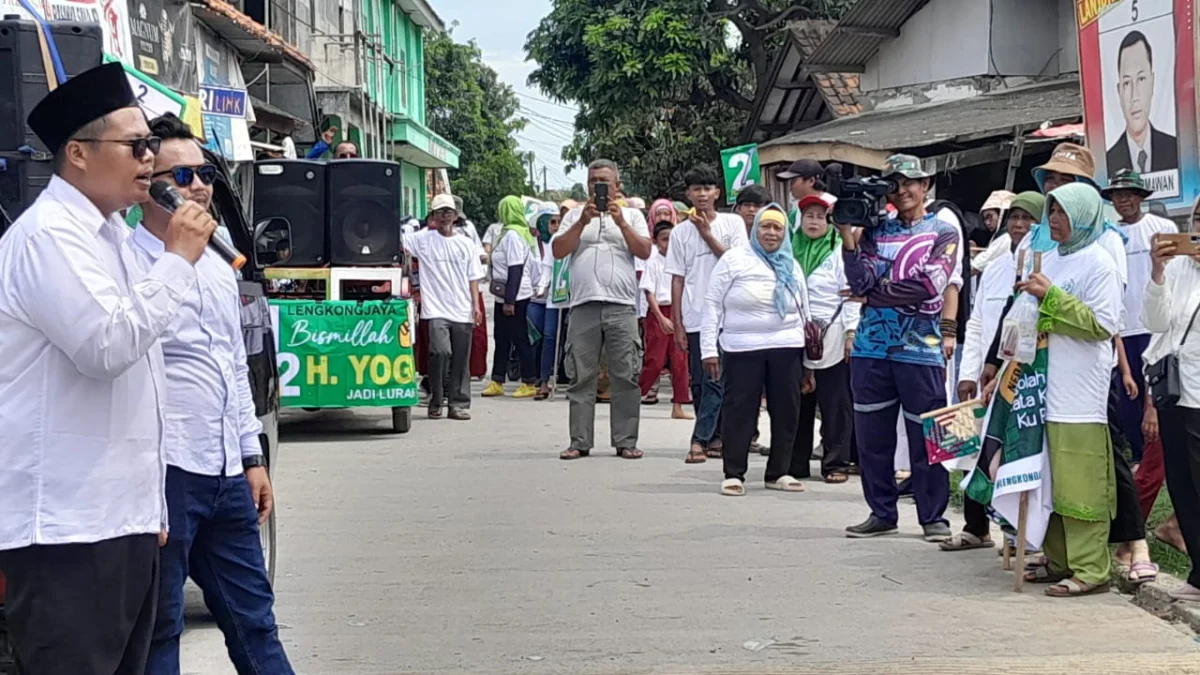 Calon Kepala Desa Lengkongjaya Yogi Anwar Sanusi Janjikan Satu RW Satu Mobil Siaga 