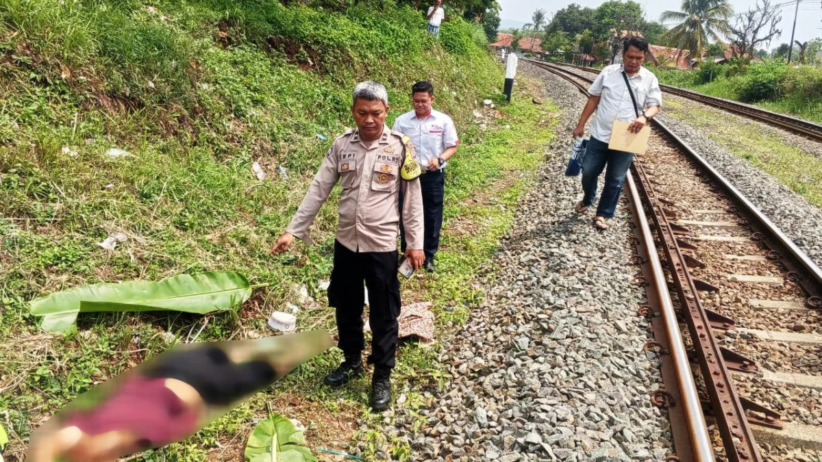 Tersambar Kereta Api