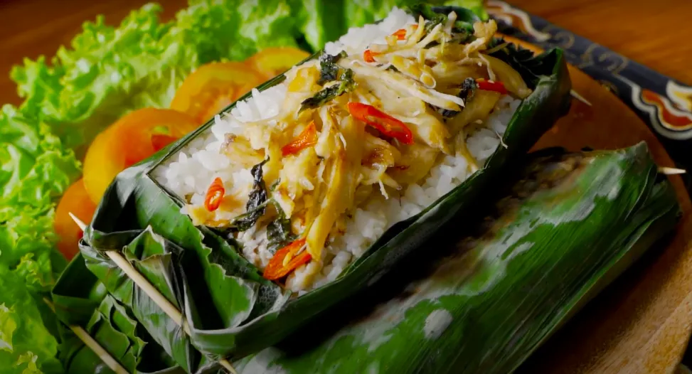 Resep Nasi Bakar Ayam Suwir