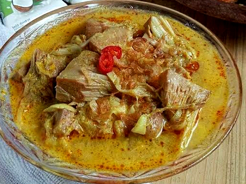 Resep lodeh tewel