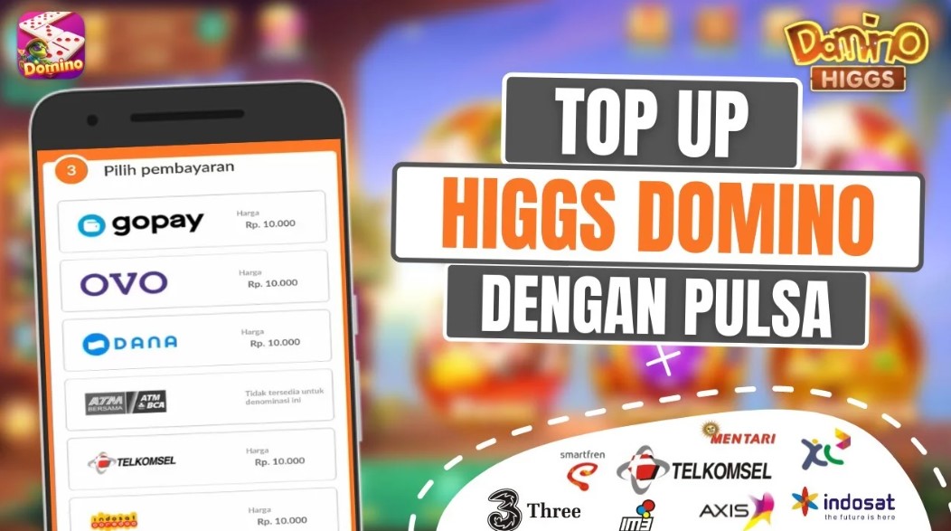 Beli Chip Higgs Domino Murah Via Pulsa