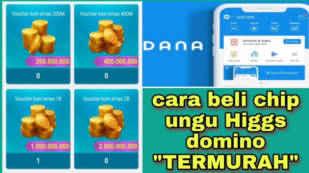 Beli Chip Higgs Domino Murah Via DANA