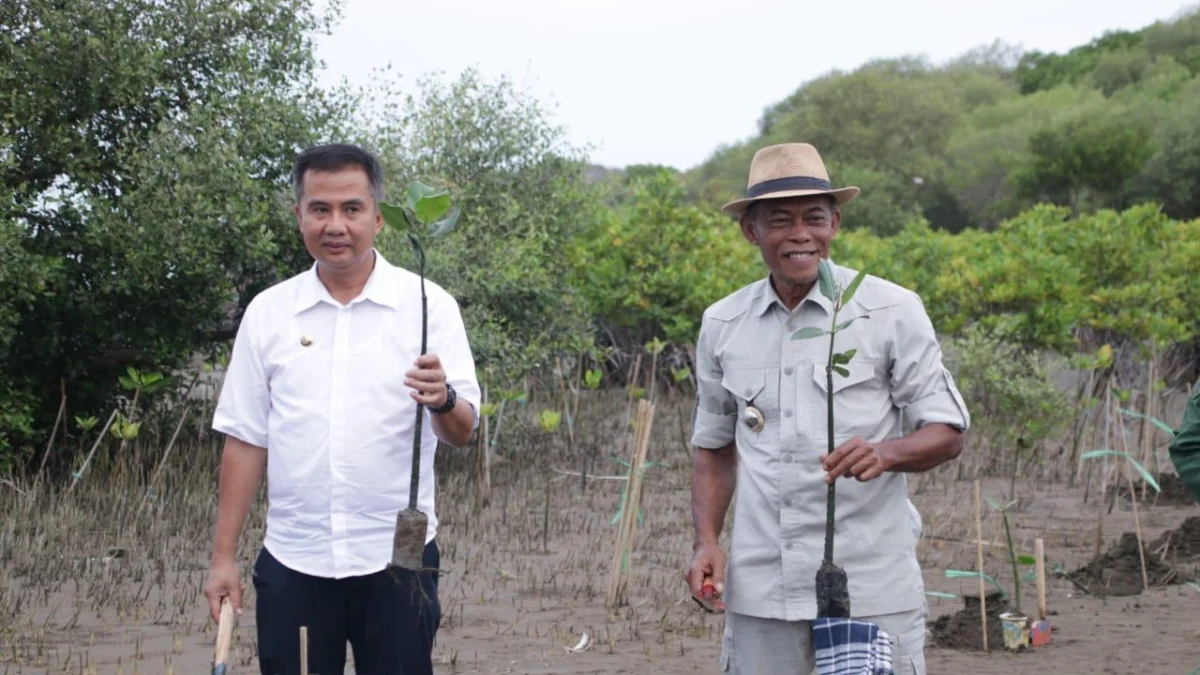 Saat Dampingi Pj Gubernur Jabar, Bupati Subang Sampaikan Pemda Sudah Berusaha Atasi Abrasi di Pesisir Pantura