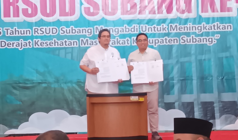 Perumda Tirta Ringga Subang dan RSUD Subang Jalin Kerja Sama