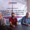 Cegah Surat Suara Tertukar, Panwascam Pagaden Barat Gelar Press Realise Pengawasan Logistik Pemilu 2024