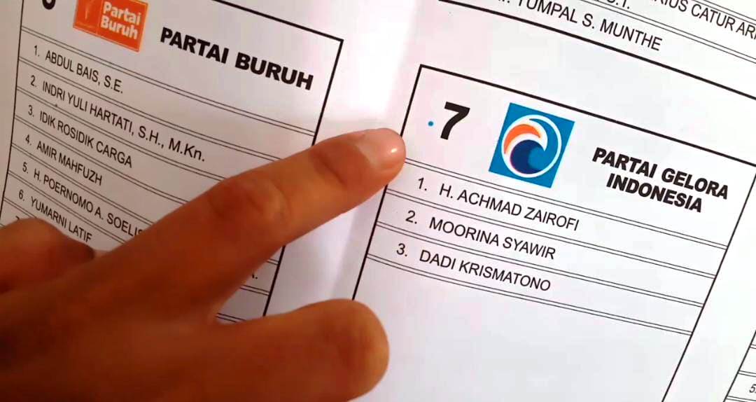 Surat Suara Pemilu Rusak