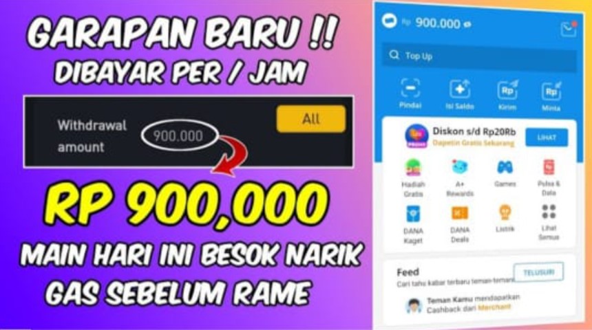 Game Penghasil Saldo DANA 900 Ribu Tercepat 2024