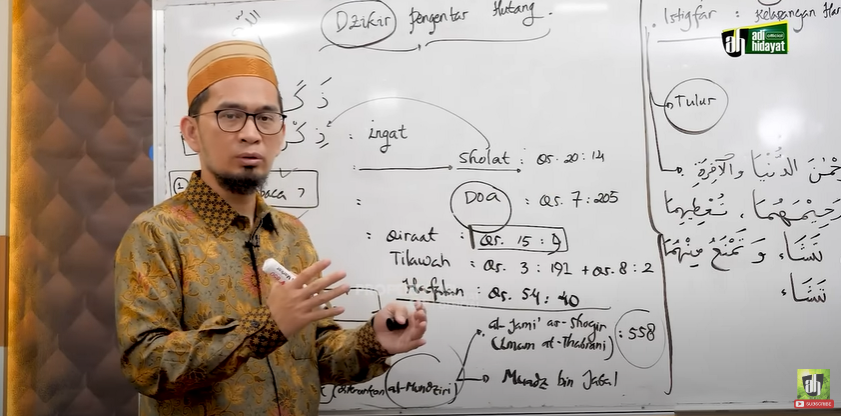 doa pelunas hutang ustadz adi hidayat