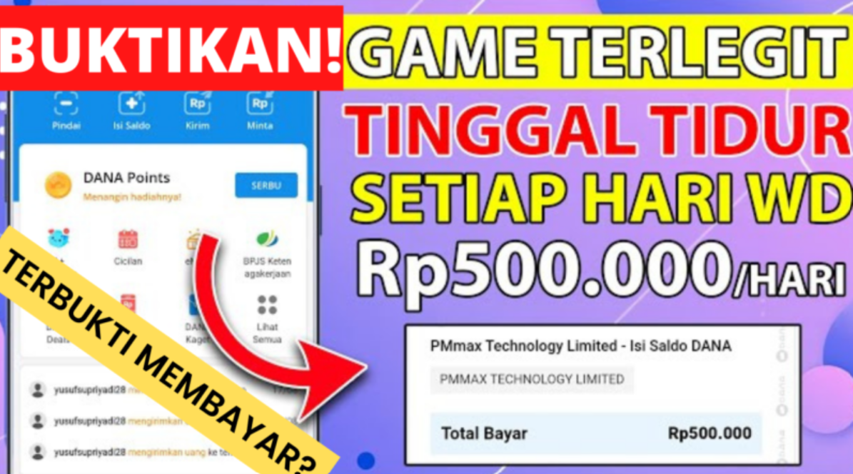 Apk Game Penghasil Saldo Dana 500 Ribu Langsung Cair Terbaru 2024