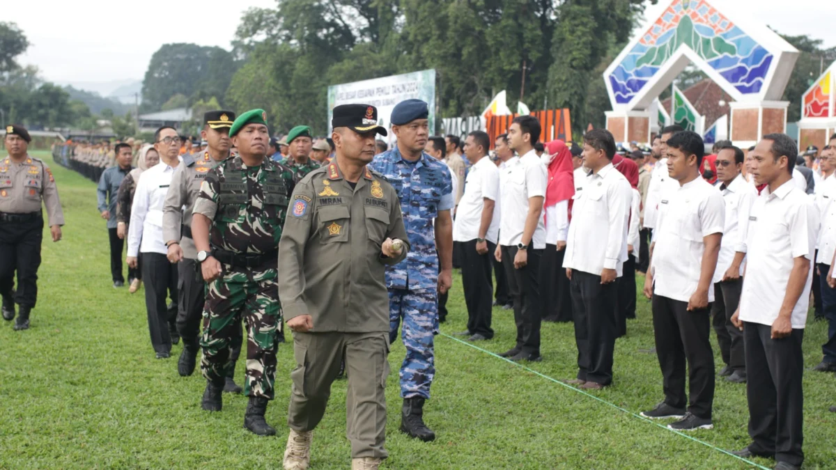 Apel Besar Kesiapan, Pj Bupati Subang Mengajak Seluruh Pihak Mendukung Suksesnya Pemilu 2024