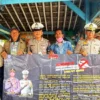 Satlantas Polres Karawang Sosialisasikan Perda Nomor 12 kepada Driver Ojek Pangkalan