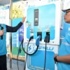 Gunakan Mobil Listrik, Dirut PLN Jajal SPKLU di Rest Area 628B Saradan, Pastikan Seluruh Sistem Layanan SPKLU