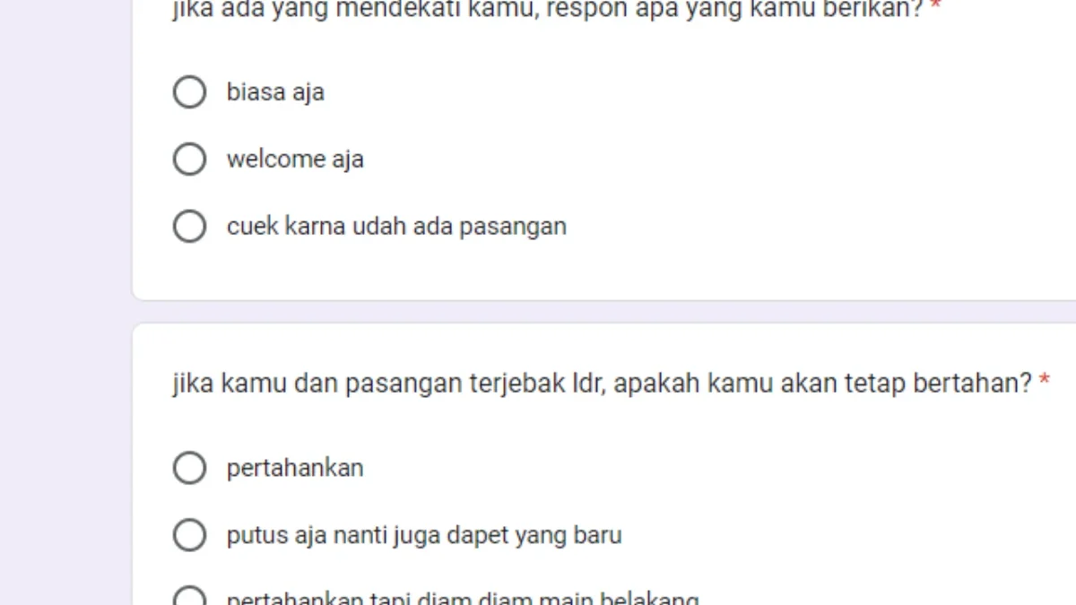 Link Tes Kesetiaan untuk Pasangan Viral di TikTok