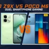 iQOO Z9x vs Poco M6 Pro Duel Smartphone Gaming, Mana yang Juaranya?