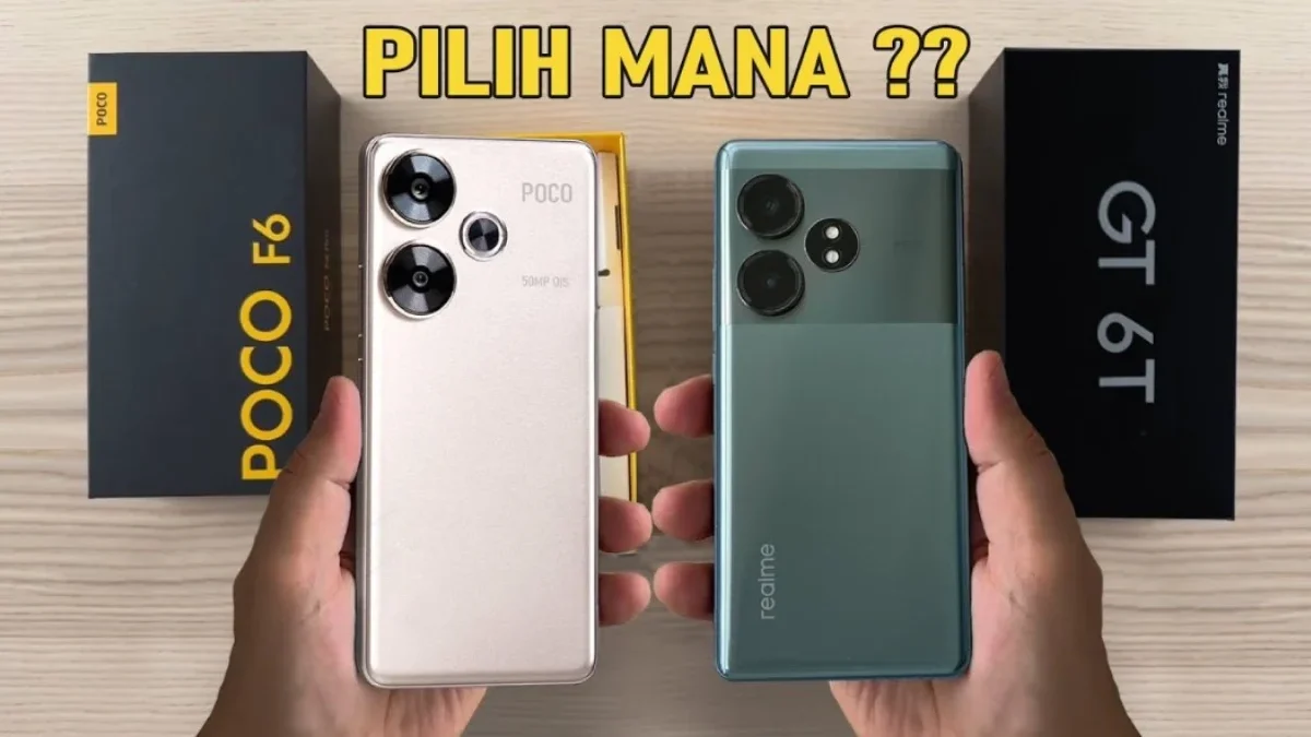 POCO F6 vs Realme GT6: Duel Smartphone Flagship Killer 2024