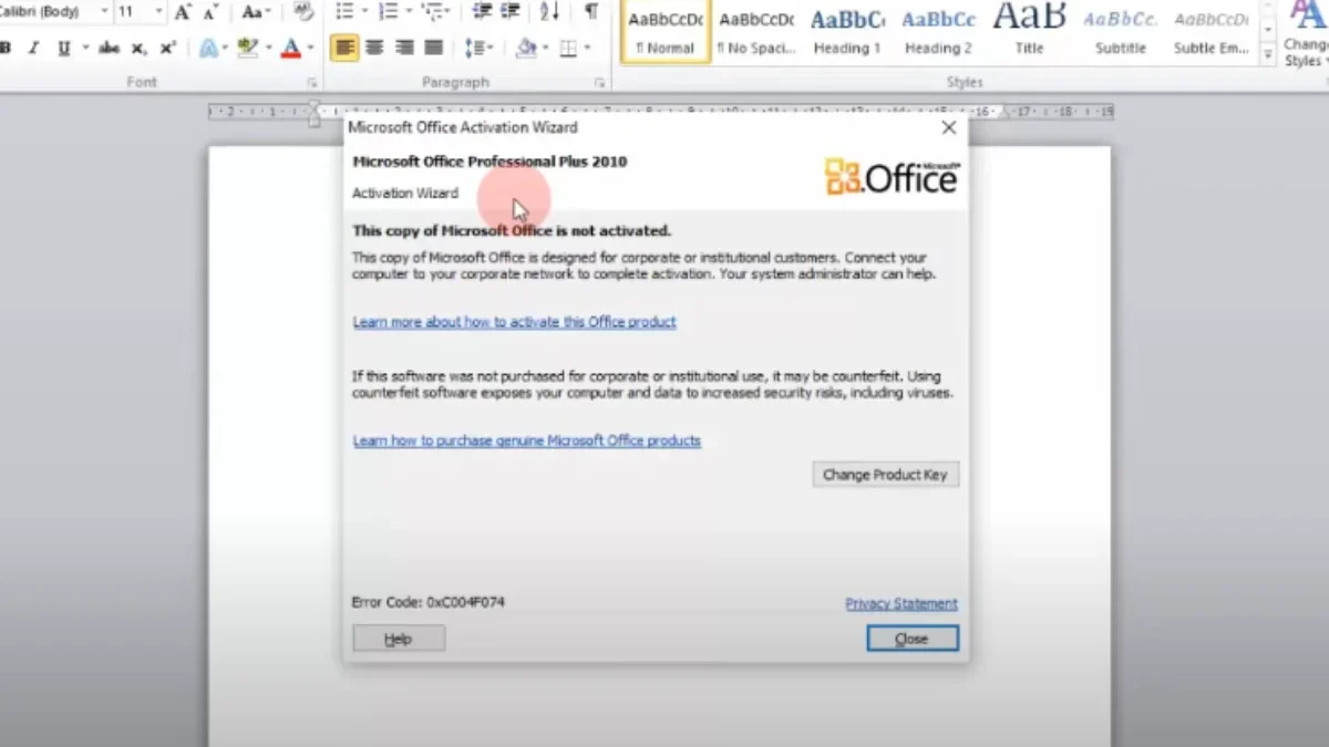 Cara Mengaktifkan Microsoft Office yang Mati