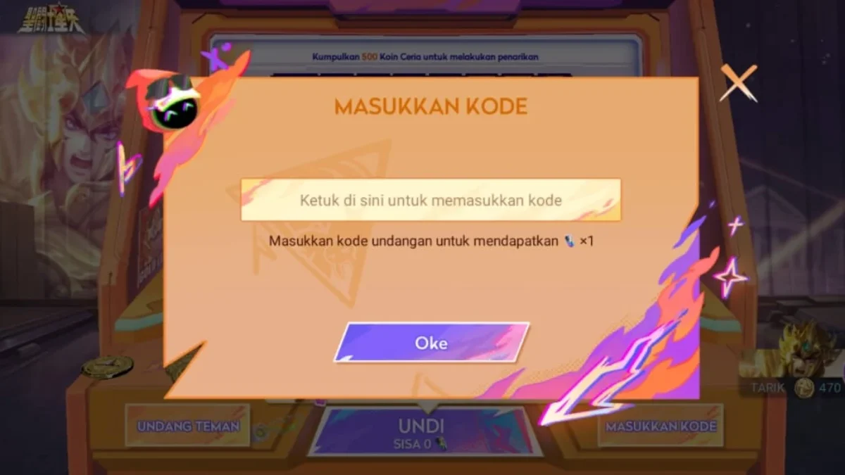 Kumpulan Kode Undangan Koin Ceria Game Honor Of Kings