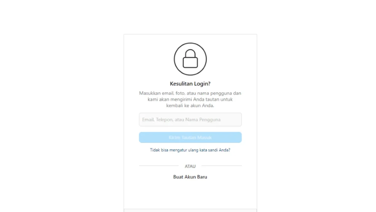Lupa Kata Sandi Instagram? Tenang, Ini Cara Mengatasinya!